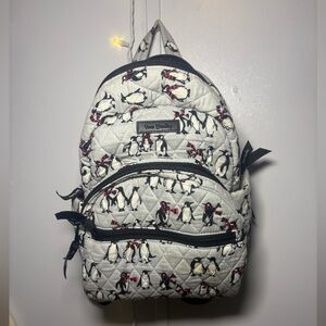 Vera Bradley Black and Red Penguin Backpack